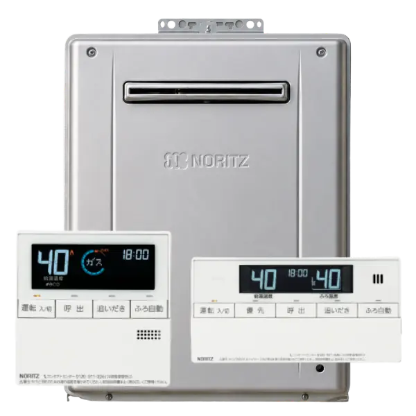 ノーリツ GT-C2472SAW-1 BL 給湯器本体とRC-J101Eマルチセット